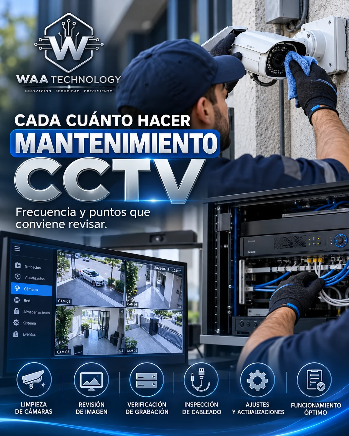 Cada cuánto hacer mantenimiento CCTV