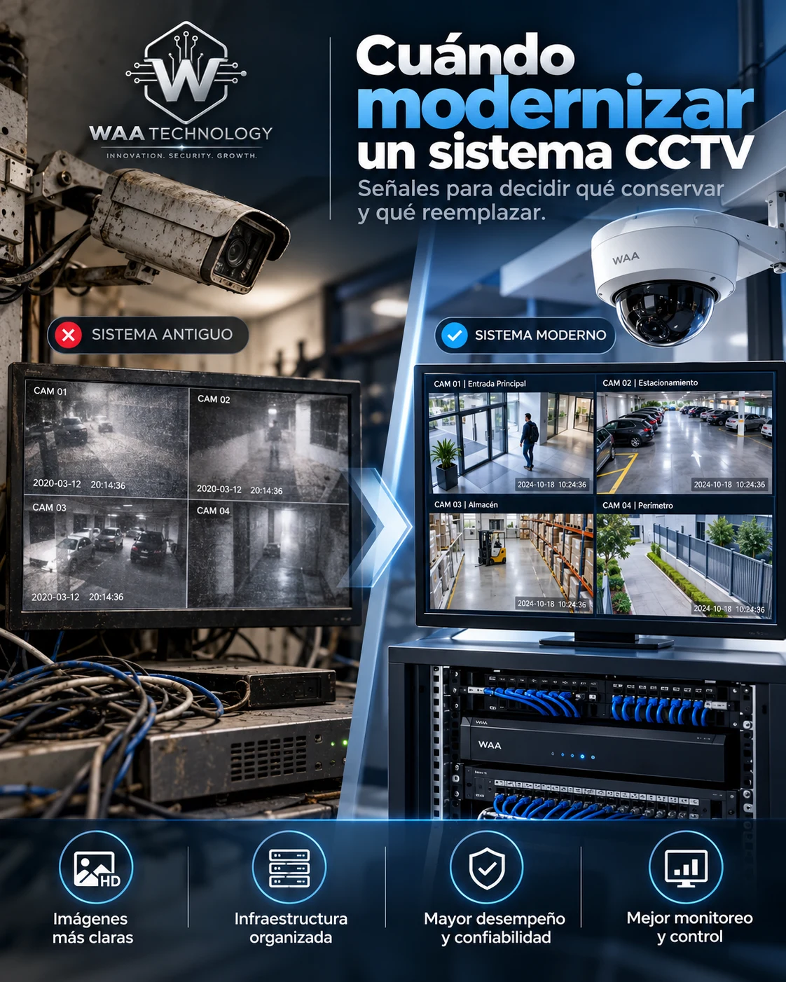 Cuándo modernizar un sistema CCTV