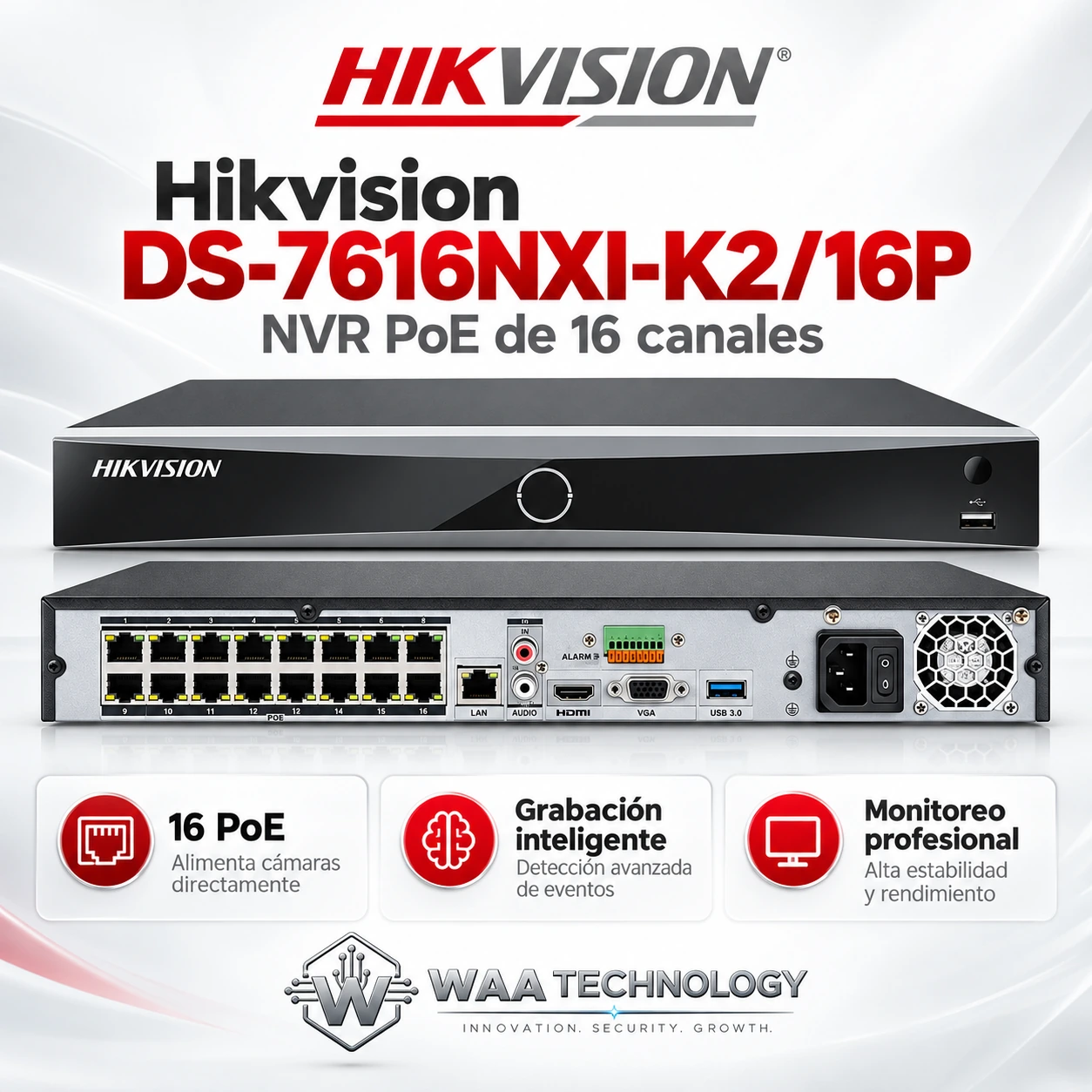 Hikvision DS-7616NXI-K2/16P