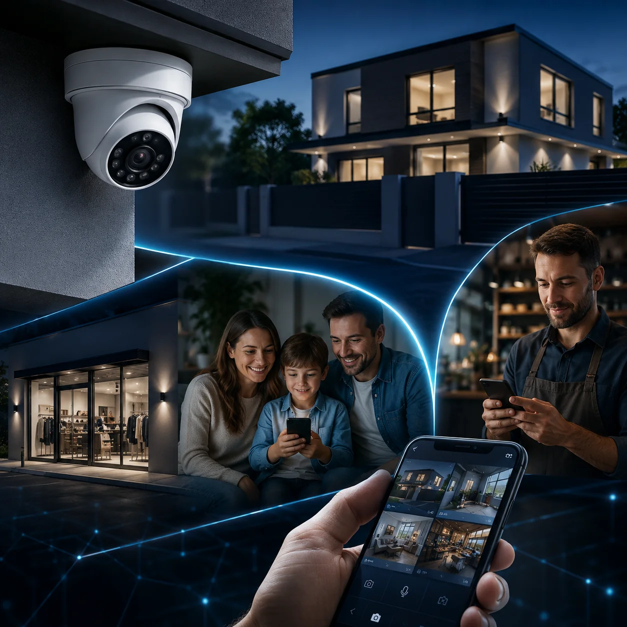 Monitoreo y cámaras de seguridad