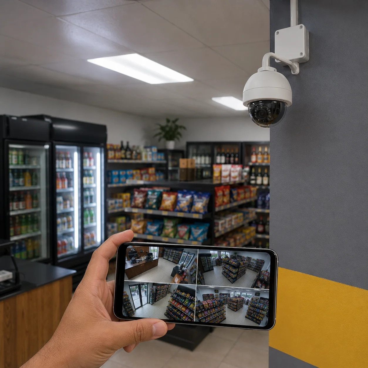 Sistema de cámaras para negocio local